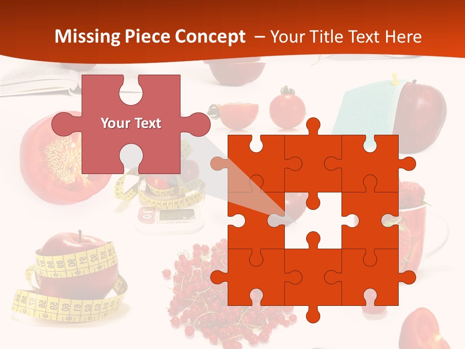 Healthy Collection Salad PowerPoint Template