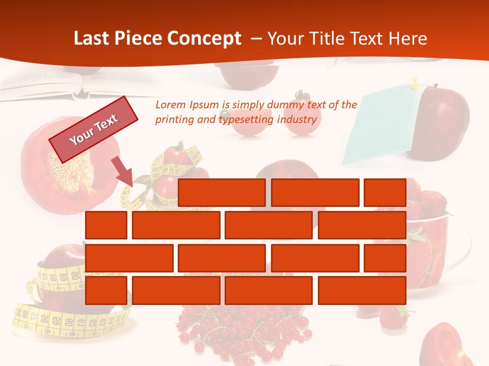 Healthy Collection Salad PowerPoint Template