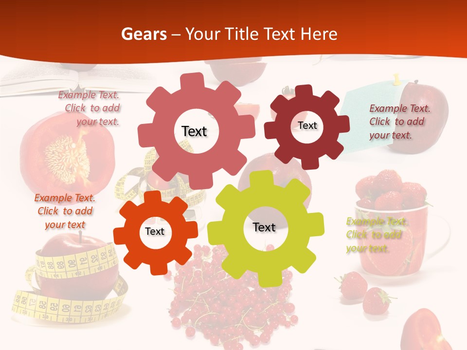 Healthy Collection Salad PowerPoint Template