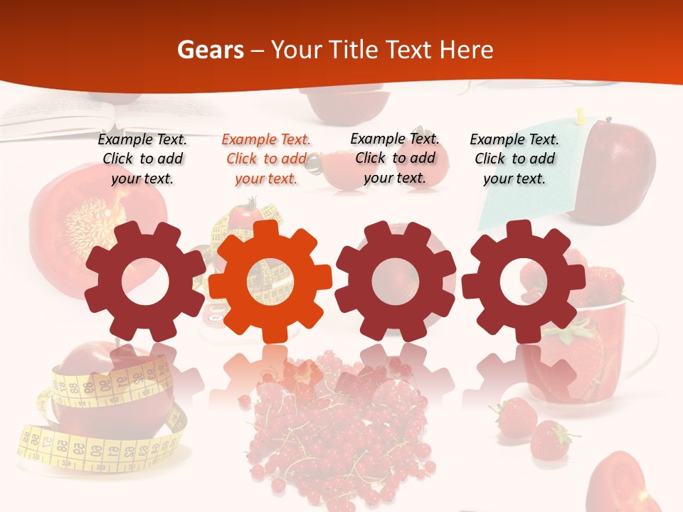 Healthy Collection Salad PowerPoint Template