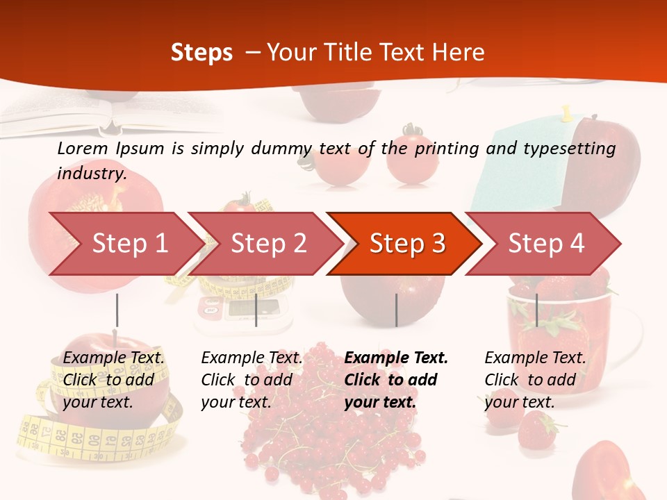 Healthy Collection Salad PowerPoint Template