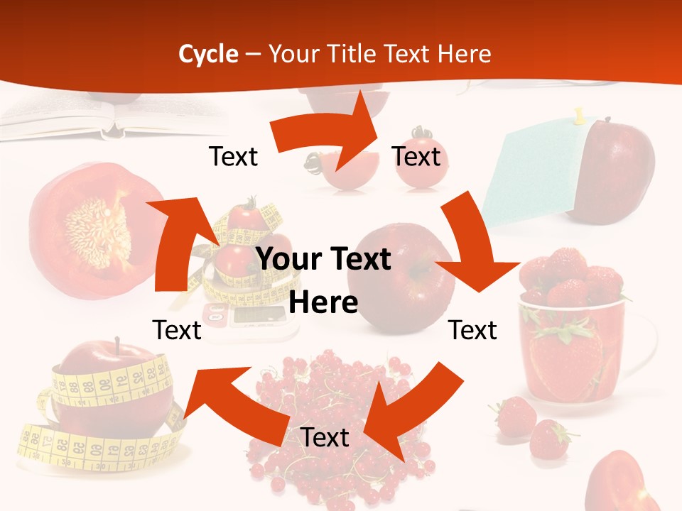 Healthy Collection Salad PowerPoint Template