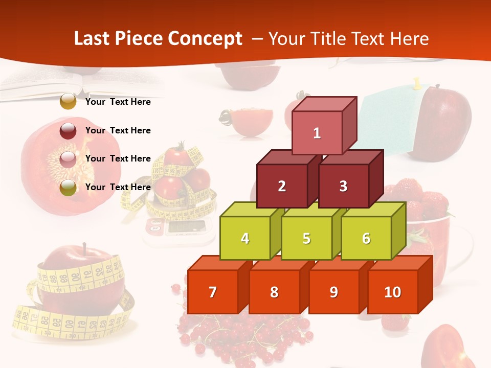 Healthy Collection Salad PowerPoint Template