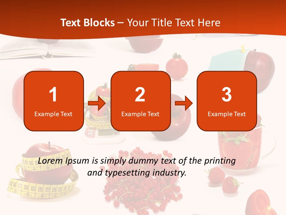Healthy Collection Salad PowerPoint Template