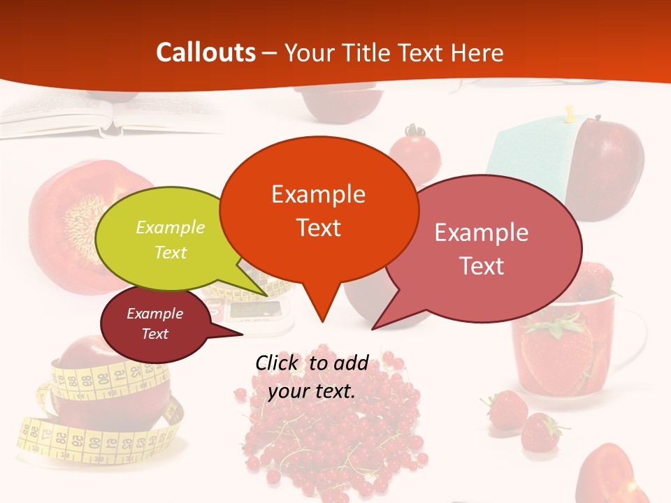 Healthy Collection Salad PowerPoint Template