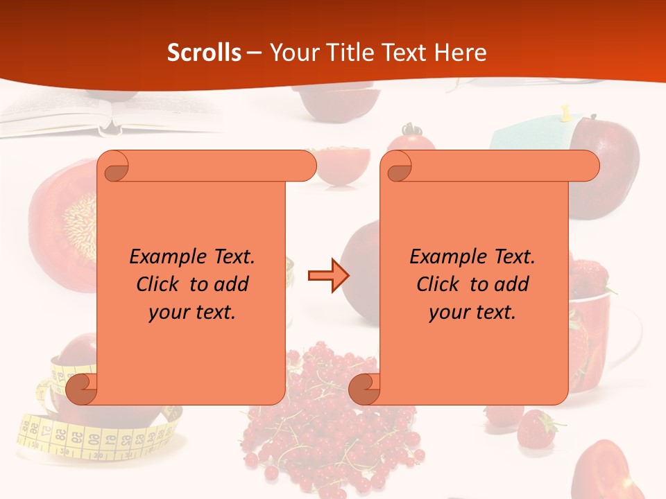 Healthy Collection Salad PowerPoint Template