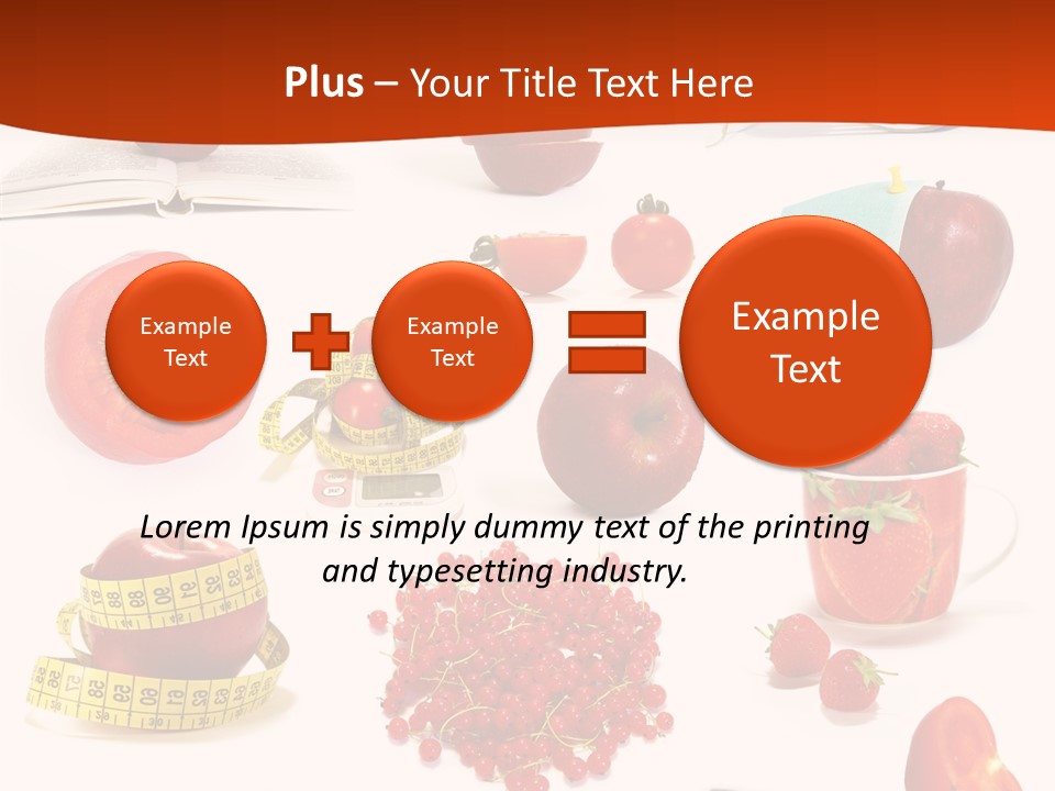 Healthy Collection Salad PowerPoint Template