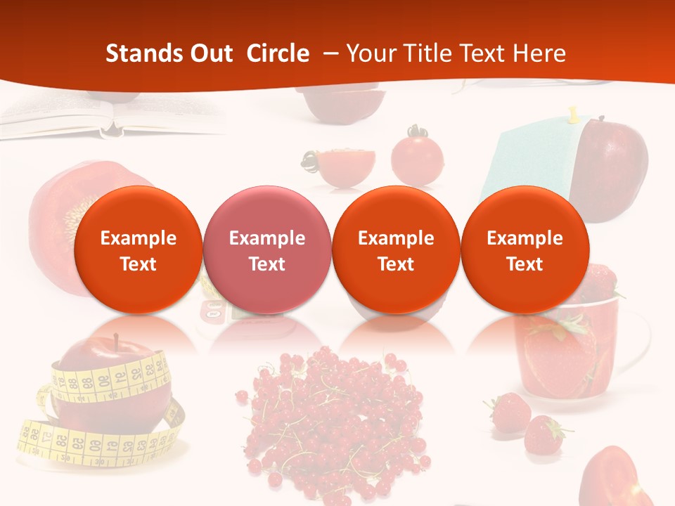 Healthy Collection Salad PowerPoint Template