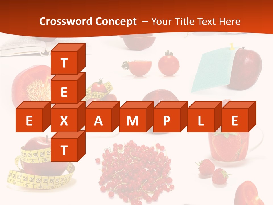 Healthy Collection Salad PowerPoint Template