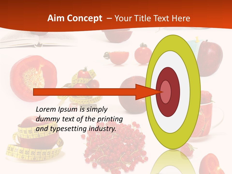 Healthy Collection Salad PowerPoint Template