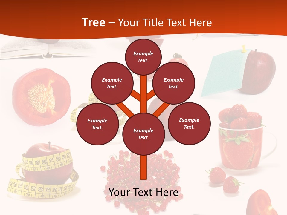 Healthy Collection Salad PowerPoint Template