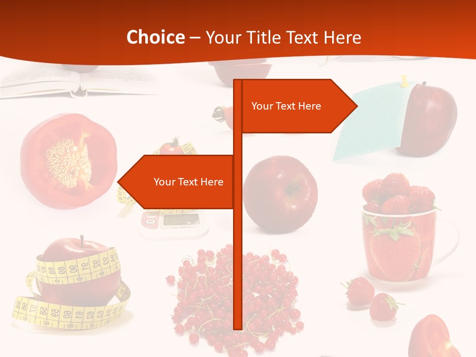 Healthy Collection Salad PowerPoint Template
