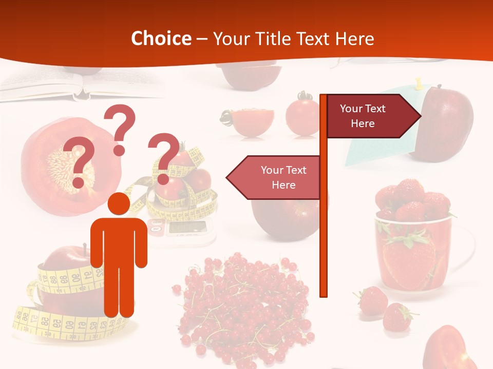 Healthy Collection Salad PowerPoint Template