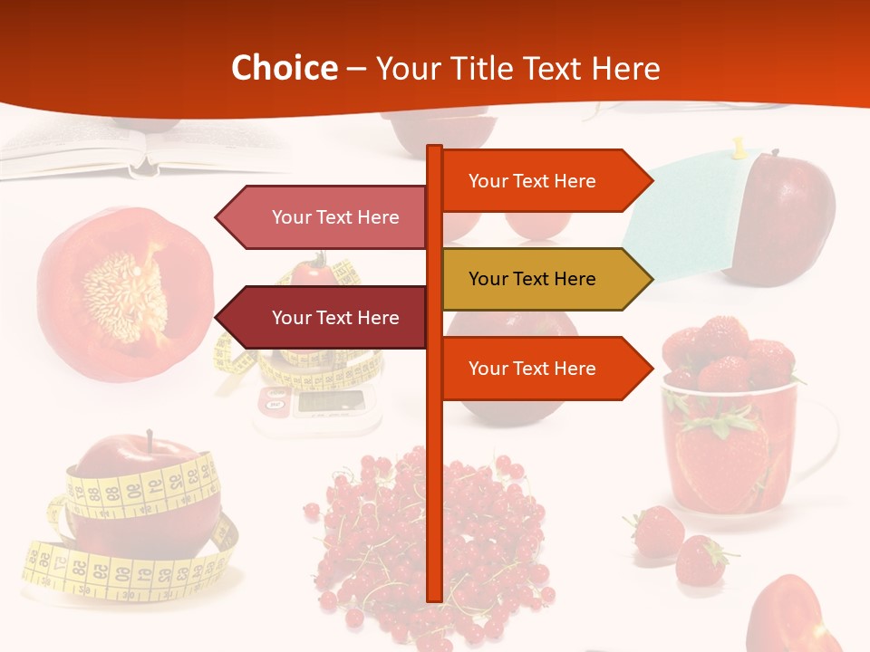 Healthy Collection Salad PowerPoint Template