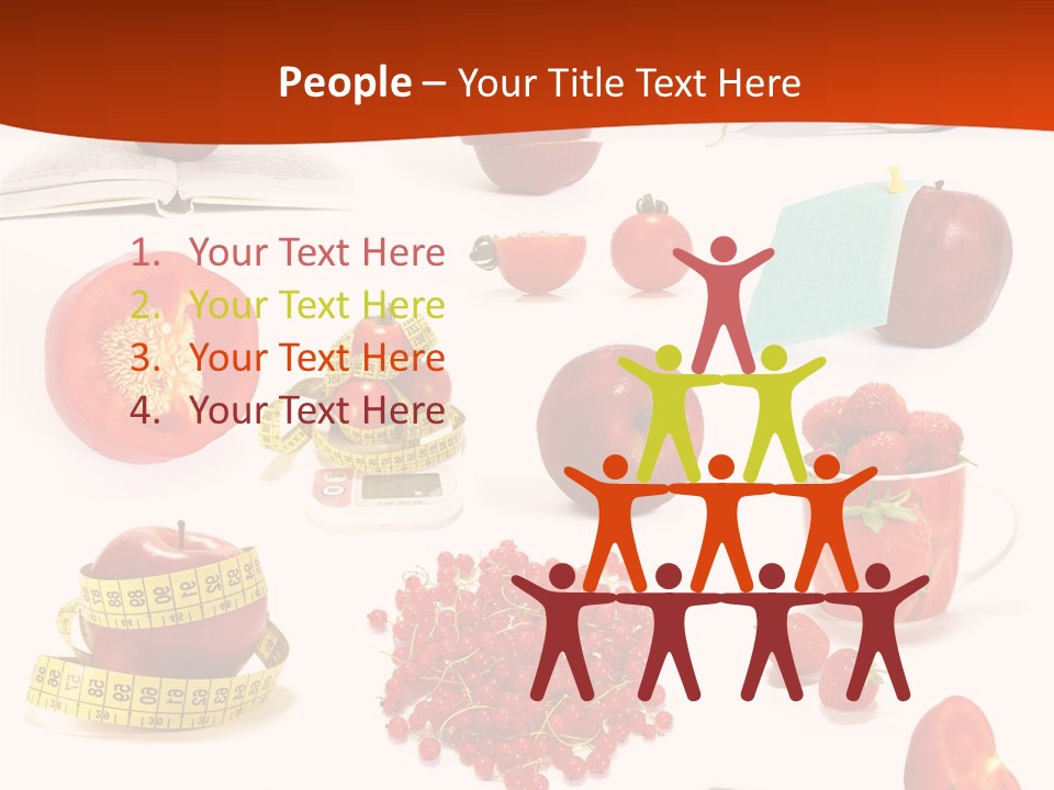 Healthy Collection Salad PowerPoint Template