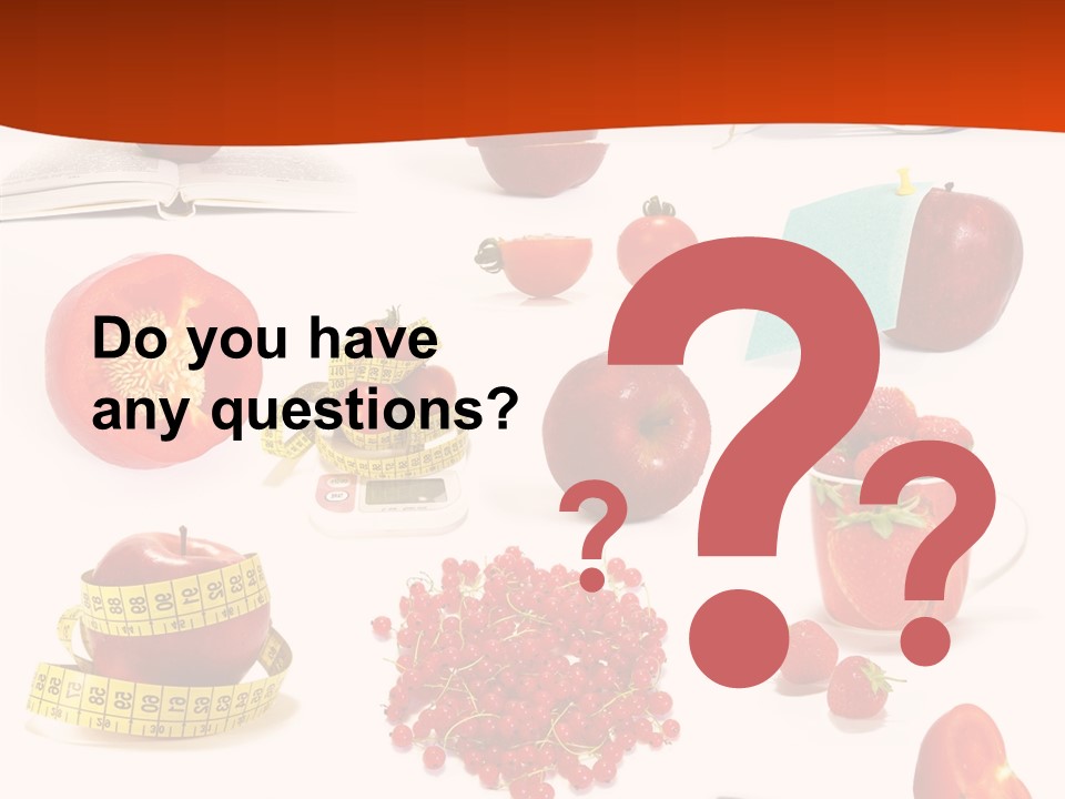 Healthy Collection Salad PowerPoint Template