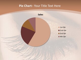 Eyebrow Caucasian Beauty PowerPoint Template