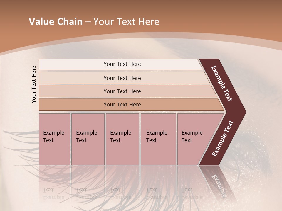 Eyebrow Caucasian Beauty PowerPoint Template