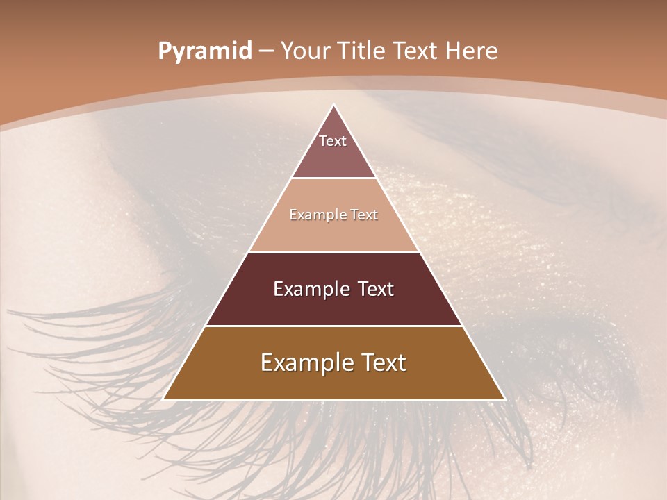 Eyebrow Caucasian Beauty PowerPoint Template