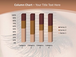 Eyebrow Caucasian Beauty PowerPoint Template