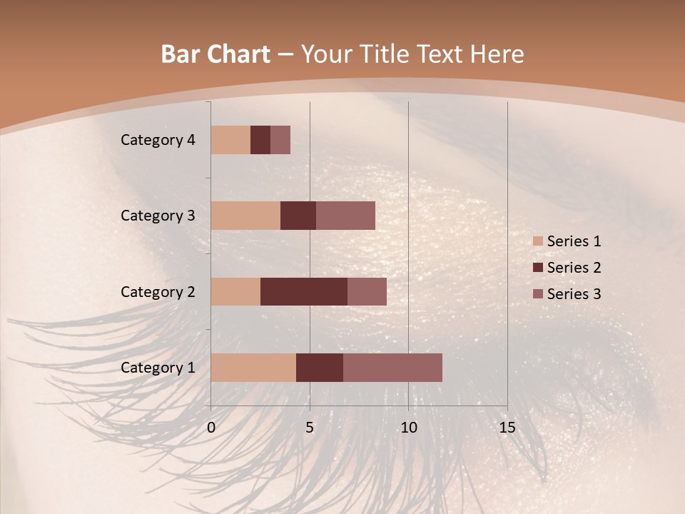 Eyebrow Caucasian Beauty PowerPoint Template