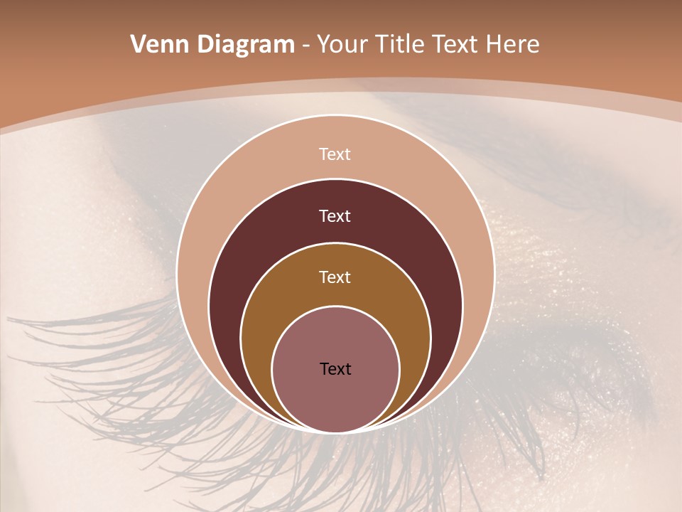 Eyebrow Caucasian Beauty PowerPoint Template