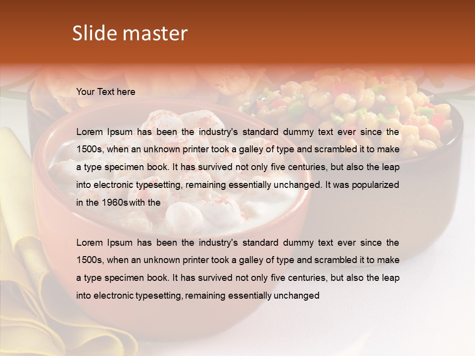 Indian Yogurt Cooked PowerPoint Template