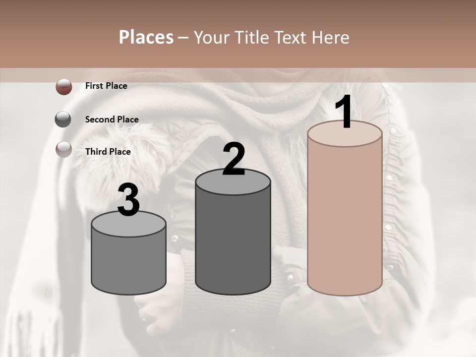 River Woman Beauty PowerPoint Template