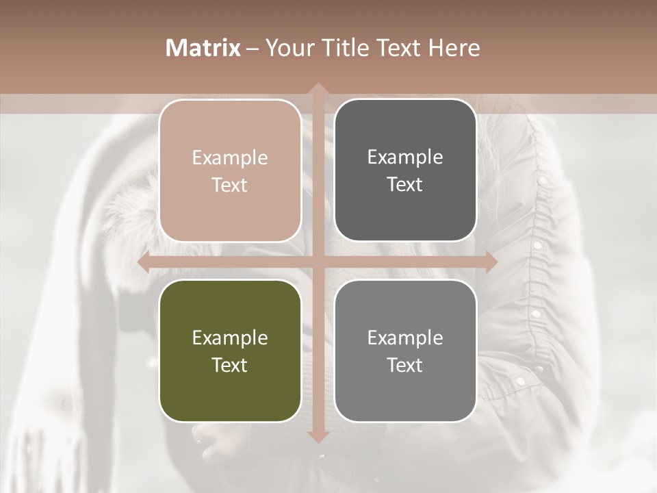 River Woman Beauty PowerPoint Template