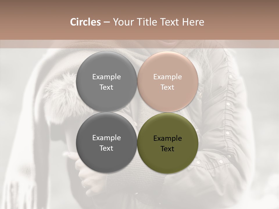 River Woman Beauty PowerPoint Template