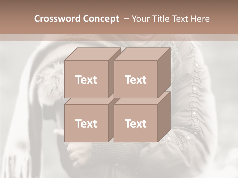 River Woman Beauty PowerPoint Template