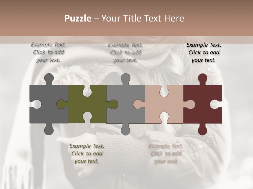 River Woman Beauty PowerPoint Template