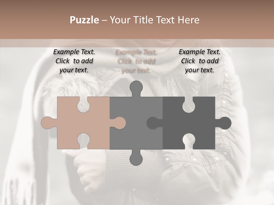 River Woman Beauty PowerPoint Template