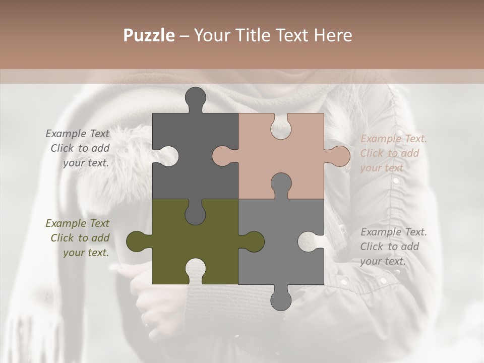 River Woman Beauty PowerPoint Template