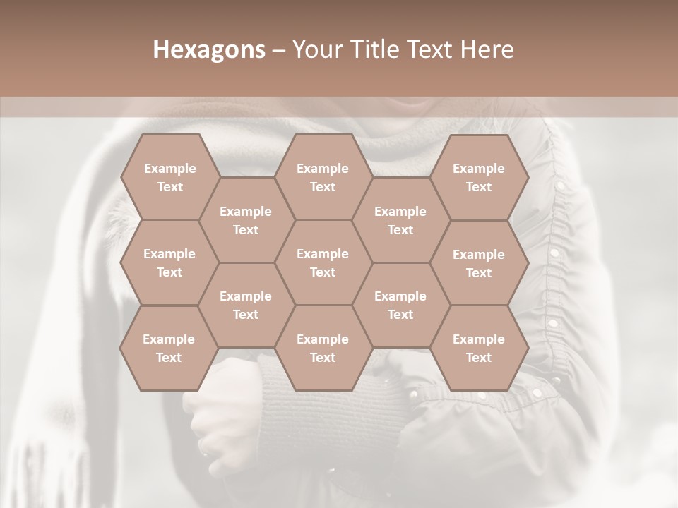 River Woman Beauty PowerPoint Template