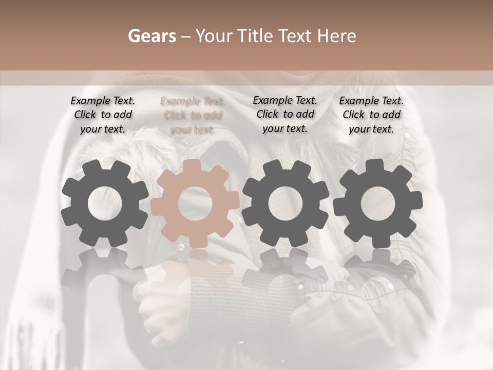 River Woman Beauty PowerPoint Template