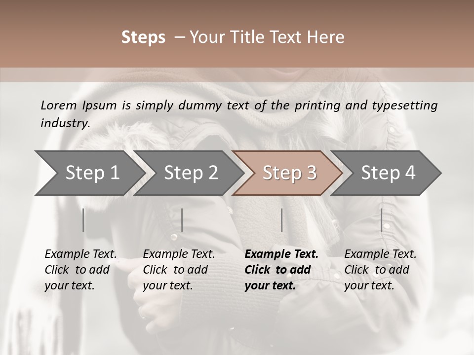 River Woman Beauty PowerPoint Template