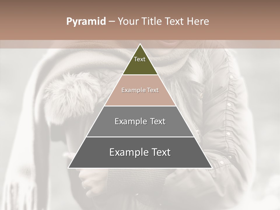 River Woman Beauty PowerPoint Template