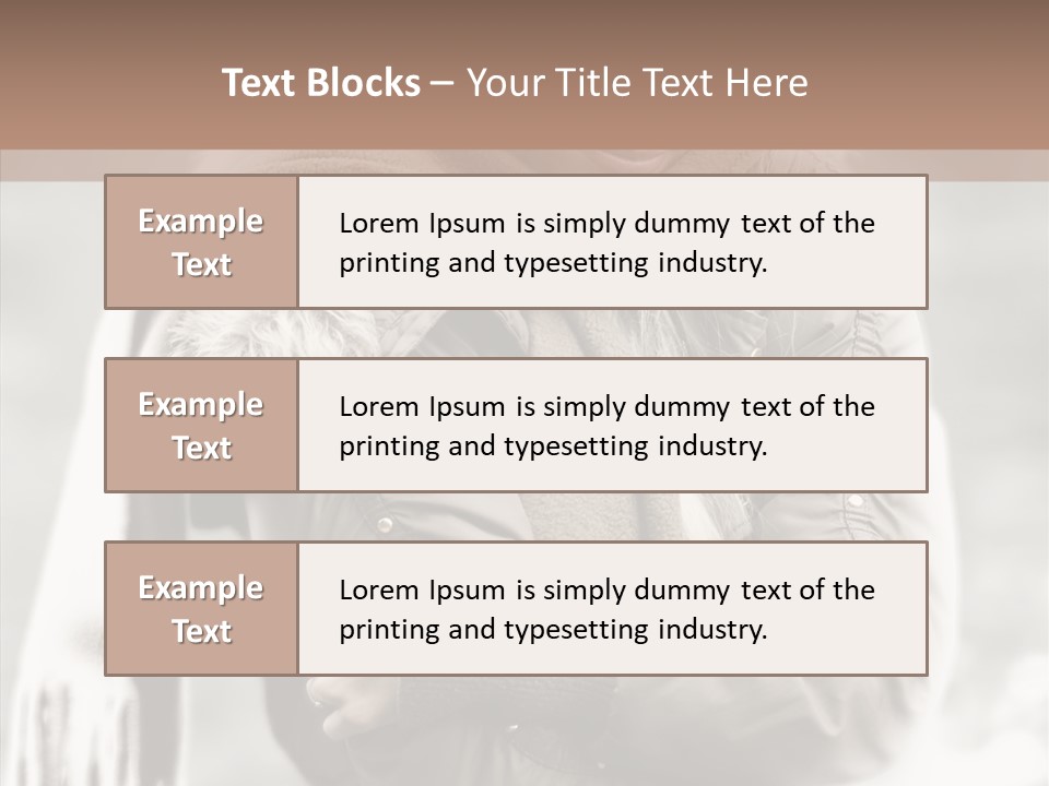 River Woman Beauty PowerPoint Template