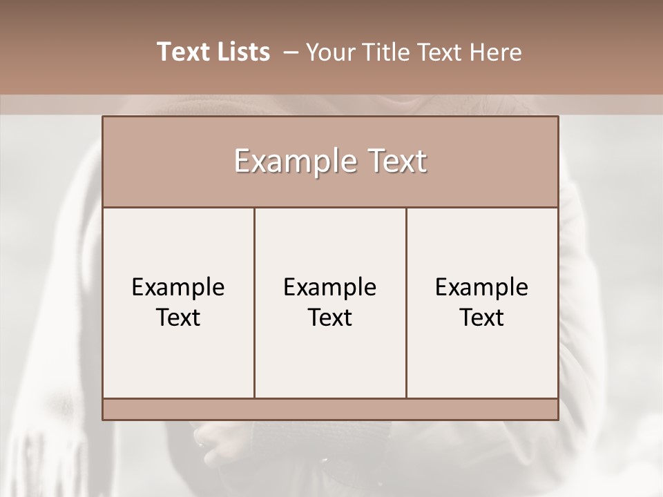 River Woman Beauty PowerPoint Template