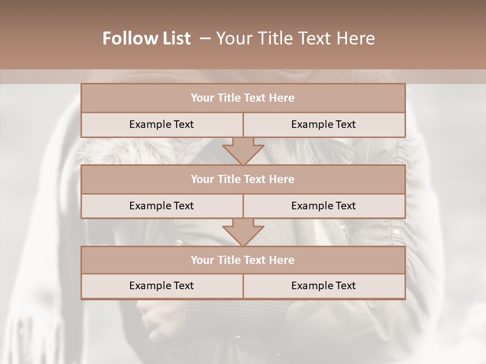 River Woman Beauty PowerPoint Template