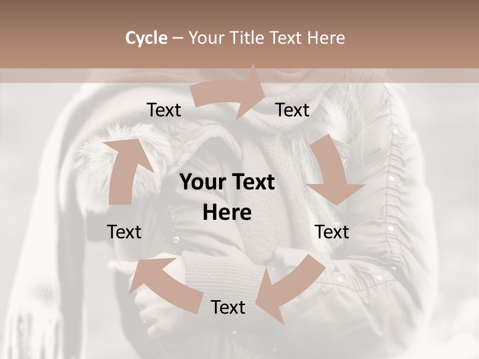 River Woman Beauty PowerPoint Template