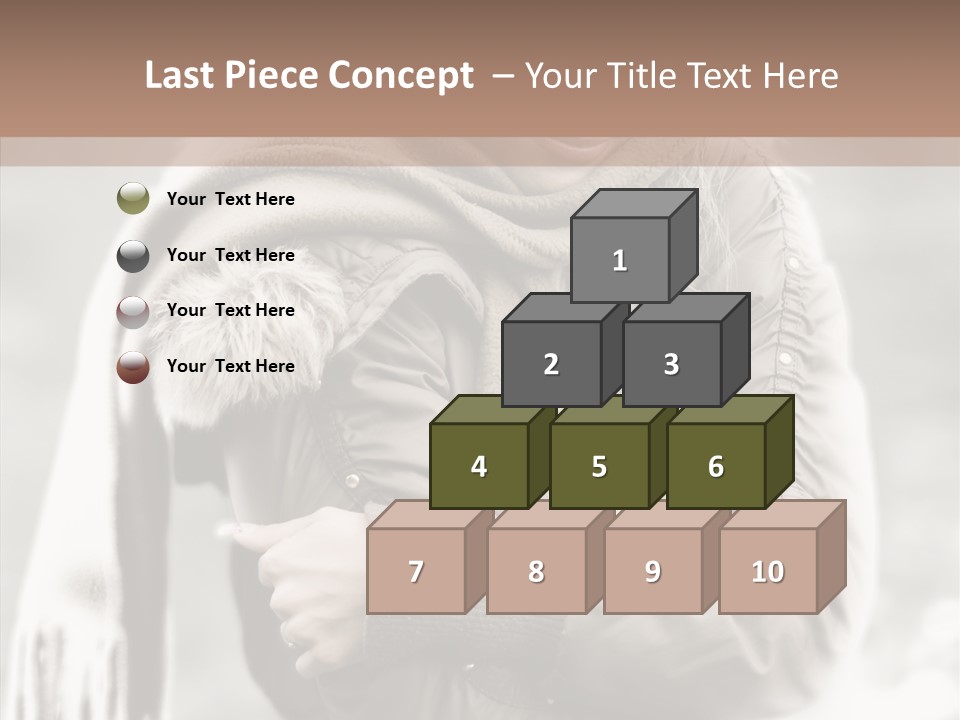 River Woman Beauty PowerPoint Template