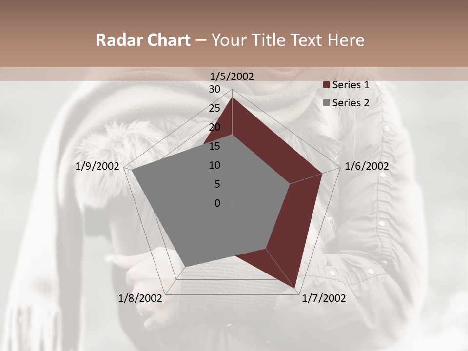 River Woman Beauty PowerPoint Template