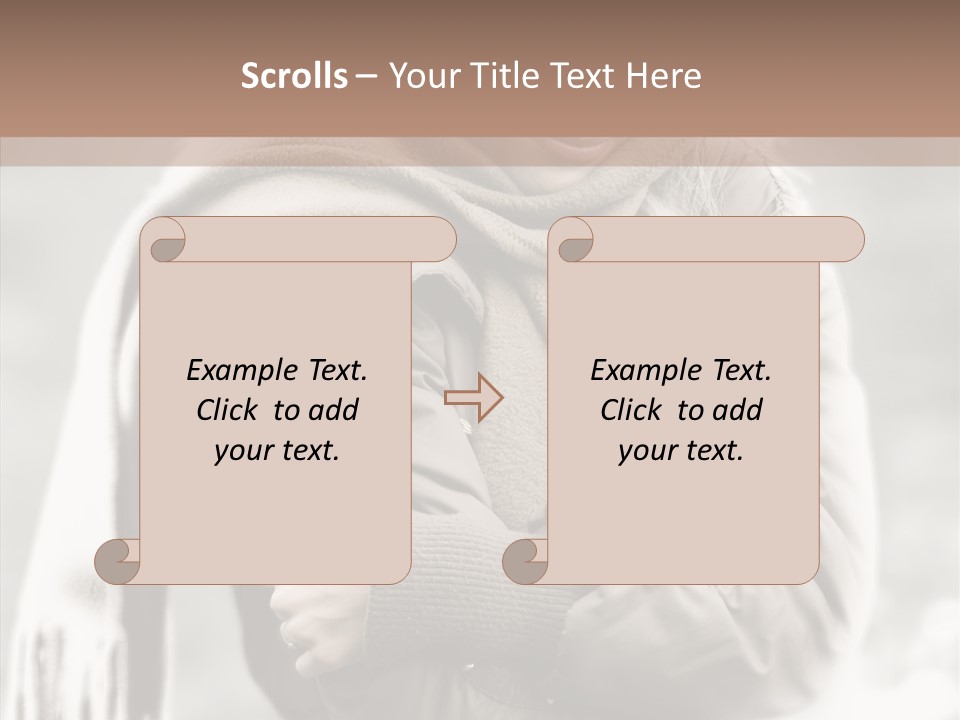 River Woman Beauty PowerPoint Template