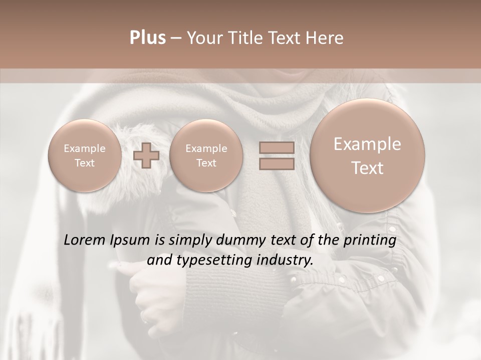 River Woman Beauty PowerPoint Template