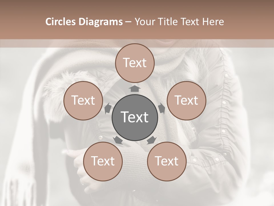 River Woman Beauty PowerPoint Template