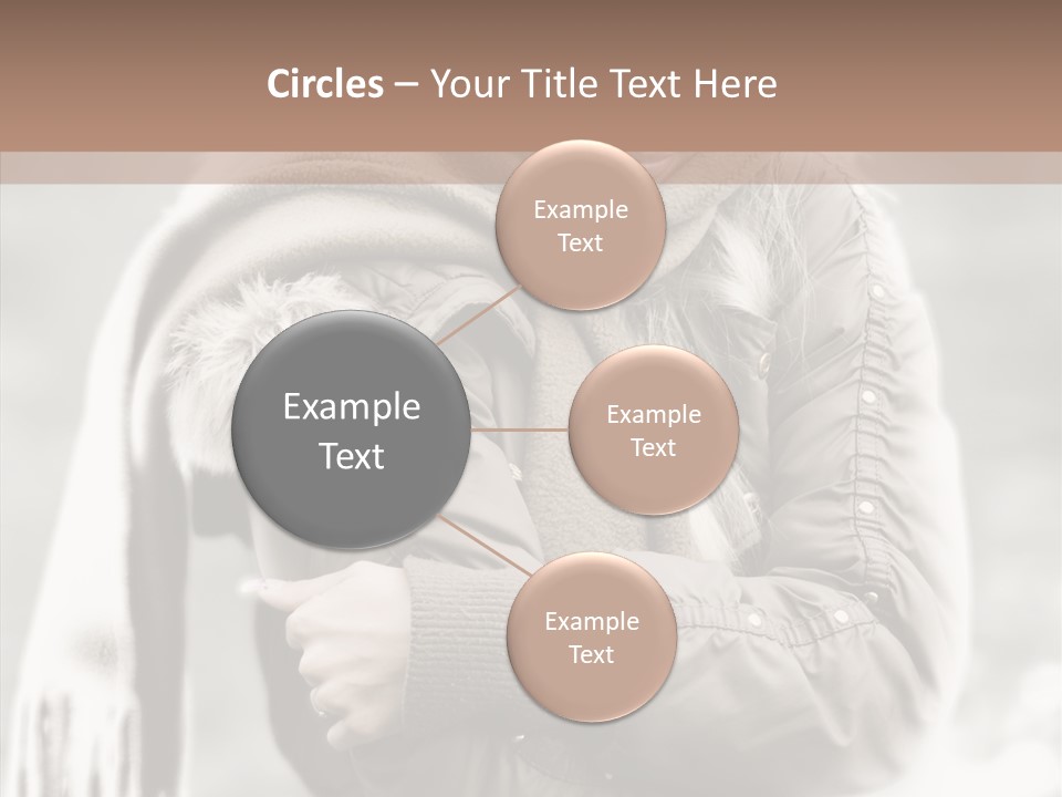 River Woman Beauty PowerPoint Template