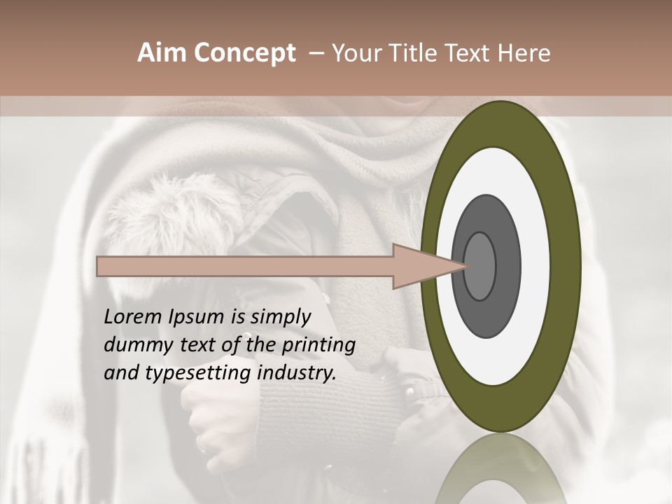 River Woman Beauty PowerPoint Template