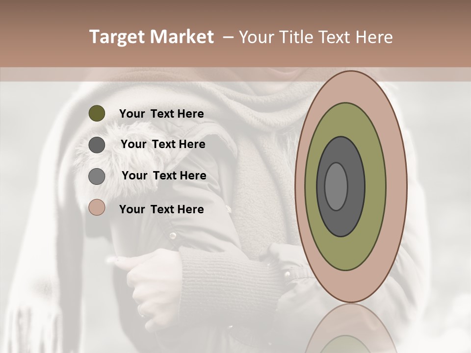 River Woman Beauty PowerPoint Template